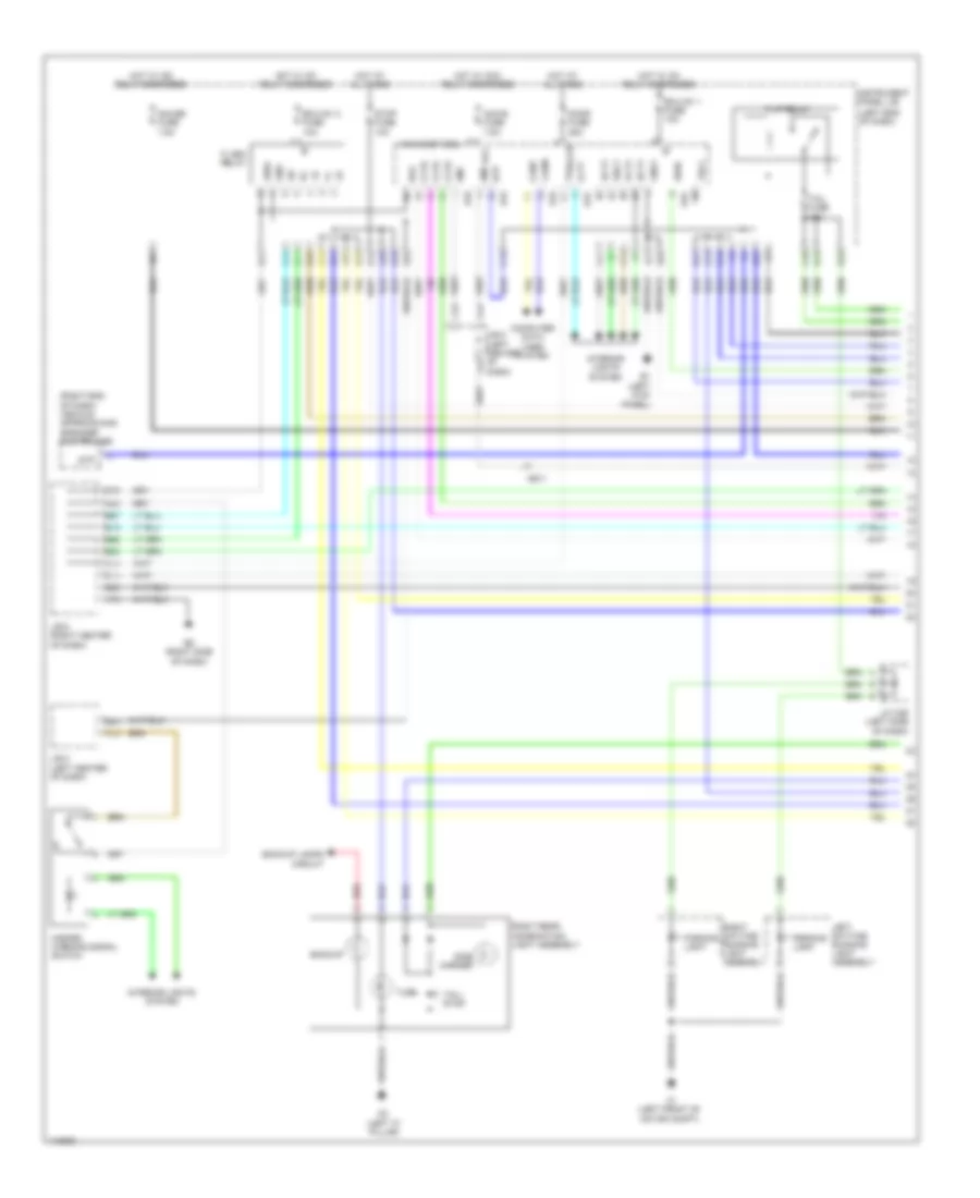 Exterior Lamps Wiring Diagram, EV (1 of 3) for Toyota RAV4 EV 2013