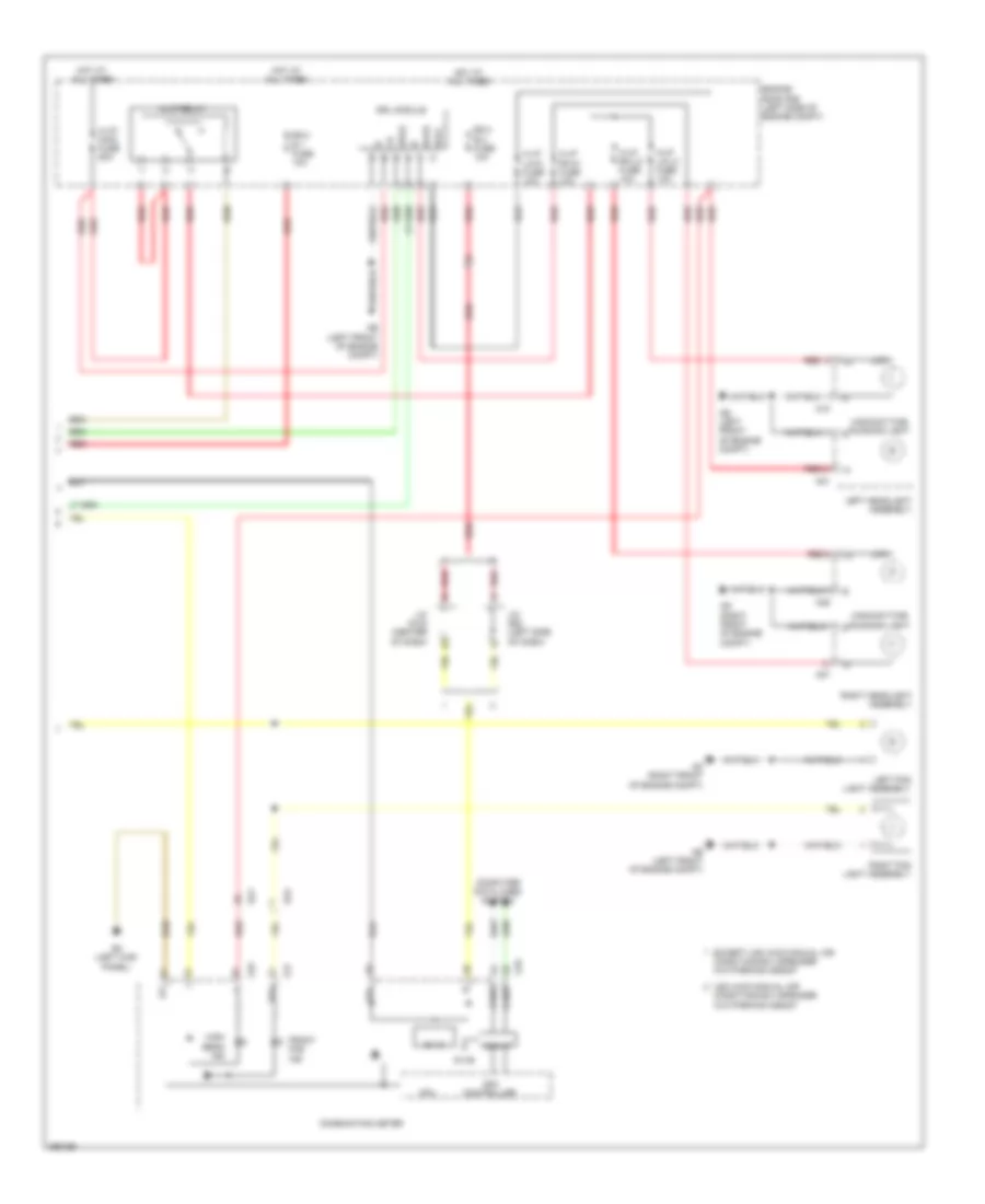 Headlights Wiring Diagram, Except EV (2 of 2) for Toyota RAV4 EV 2013