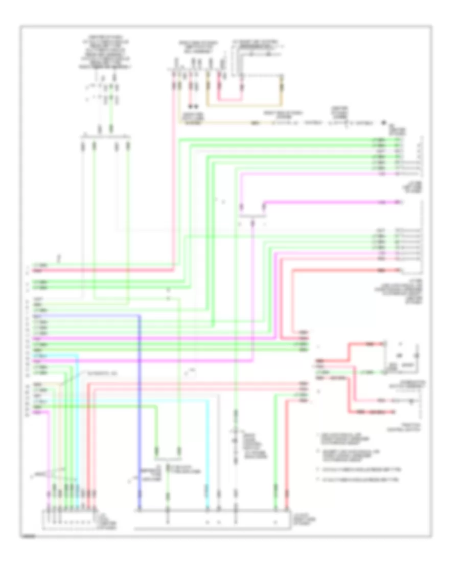 Instrument Illumination Wiring Diagram Except EV 4 of 4 for Toyota RAV4 EV 2013