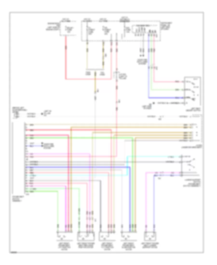 Memory Systems Wiring Diagram for Toyota RAV4 EV 2013