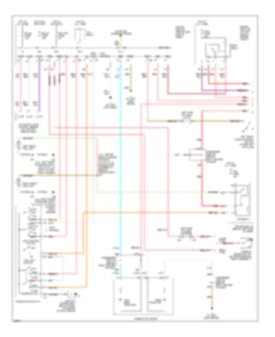 Headlights Wiring Diagram 1 of 2 for Toyota Camry XLE 2005