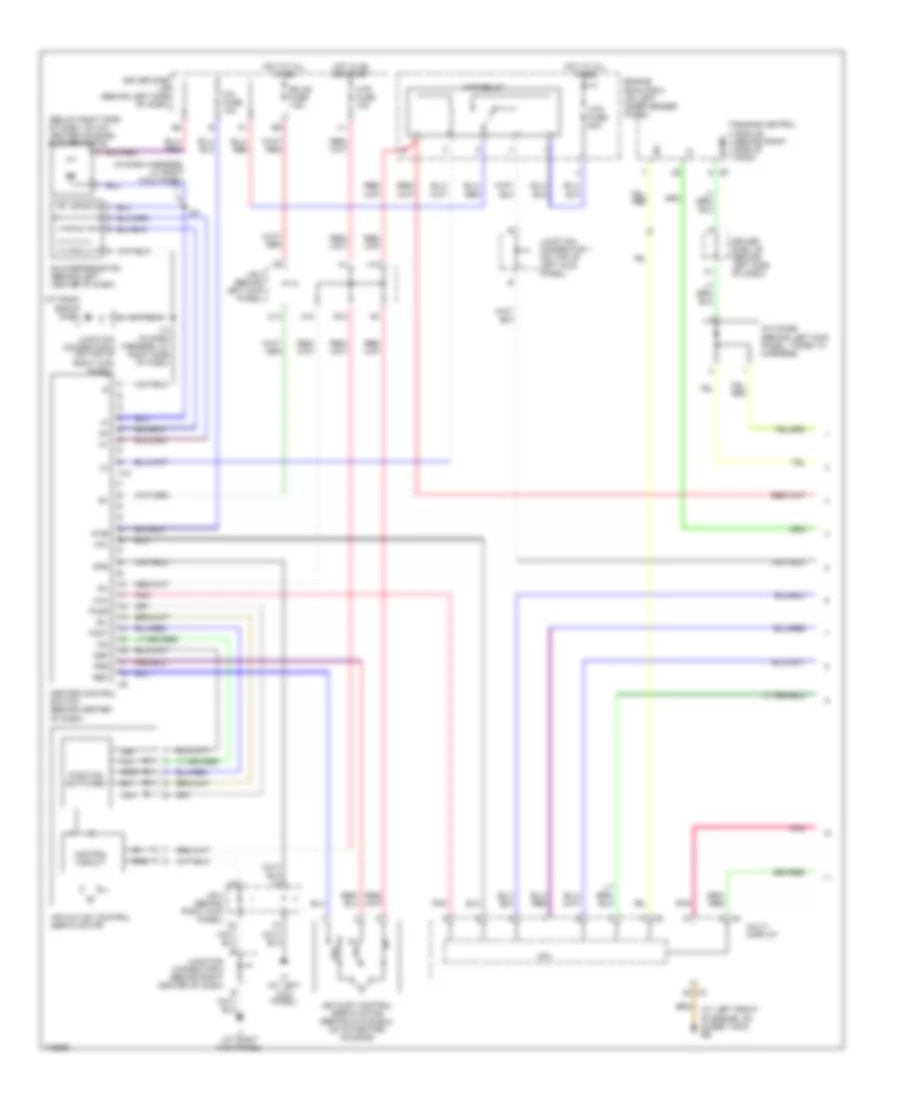 Manual AC Wiring Diagram (1 of 2) for Toyota Avalon XL 2003