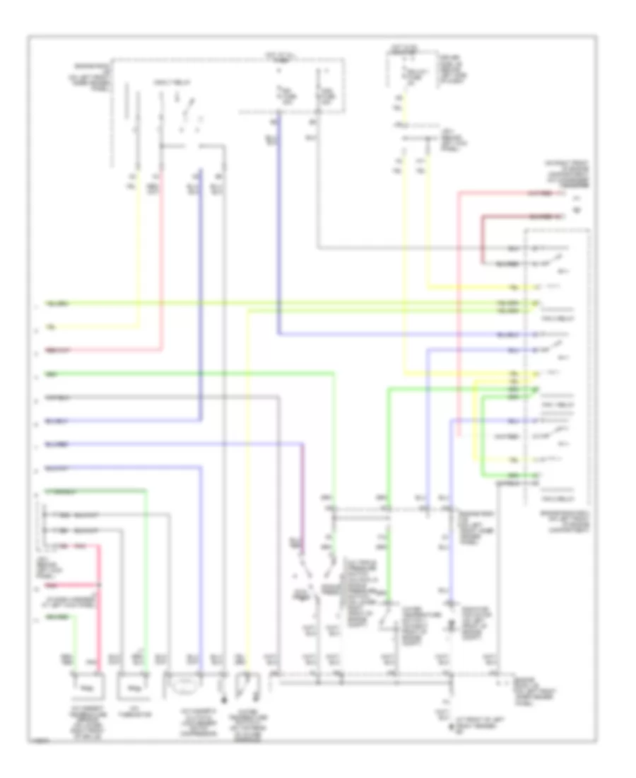 Manual A C Wiring Diagram 2 of 2 for Toyota Avalon XL 2003