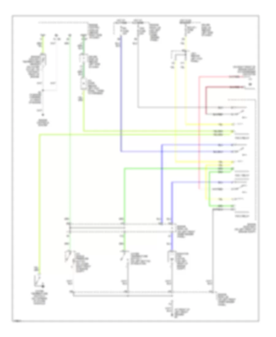 Cooling Fan Wiring Diagram for Toyota Avalon XL 2003