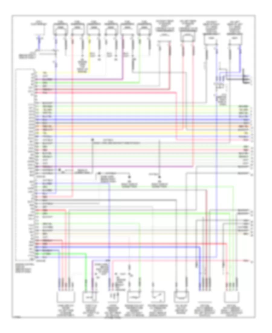 3 0L Engine Performance Wiring Diagram 1 of 4 for Toyota Avalon XL 2003
