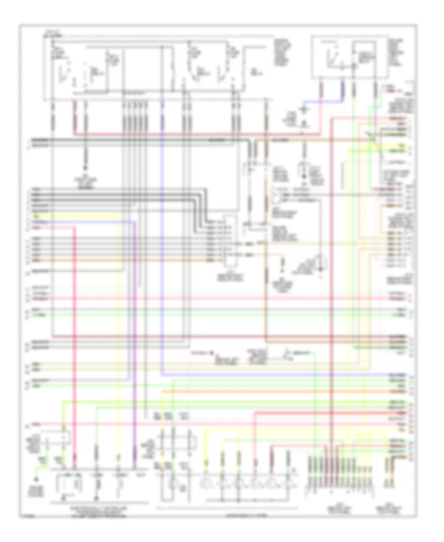 3.0L, Engine Performance Wiring Diagram (3 of 4) for Toyota Avalon XL 2003