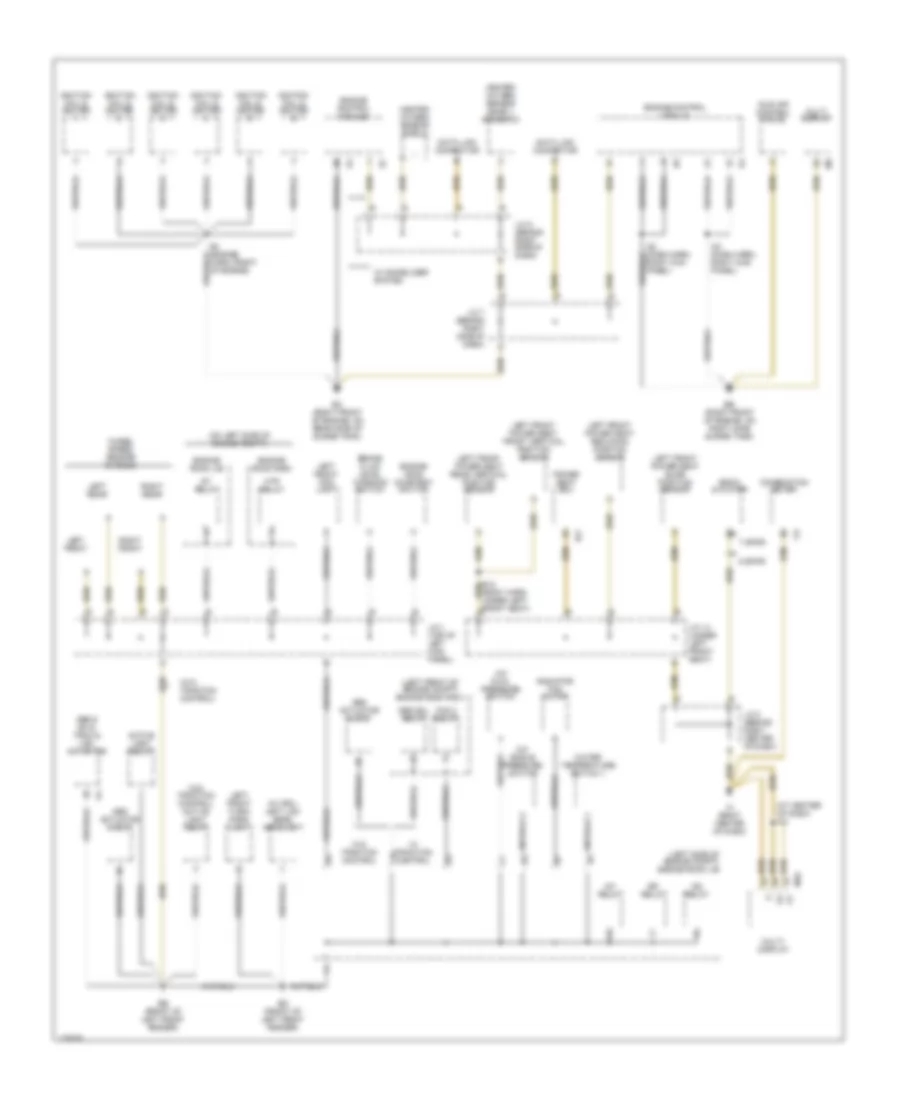 Ground Distribution Wiring Diagram 1 of 4 for Toyota Avalon XL 2003