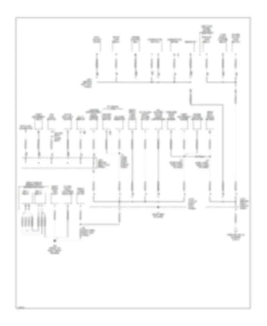Ground Distribution Wiring Diagram (4 of 4) for Toyota Avalon XL 2003