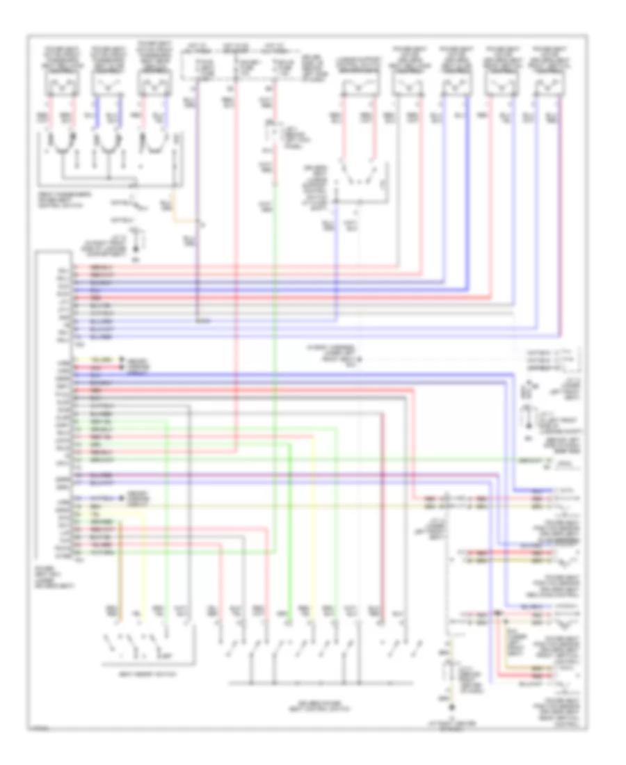 Memory Seat Wiring Diagram for Toyota Avalon XL 2003
