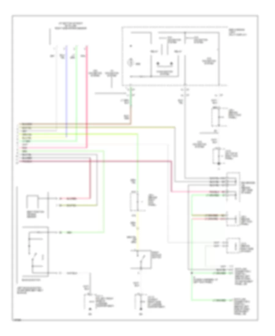 Supplemental Restraints Wiring Diagram 2 of 2 for Toyota Avalon XL 2003