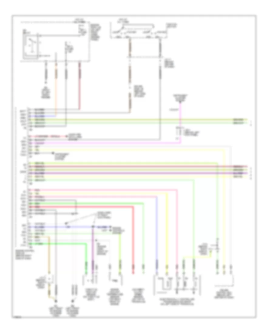 A T Wiring Diagram 1 of 2 for Toyota Avalon XL 2003