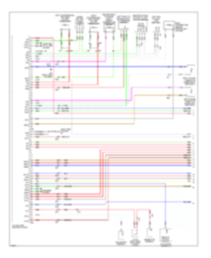 Automatic AC Wiring Diagram (1 of 4) for Toyota Land Cruiser 2011