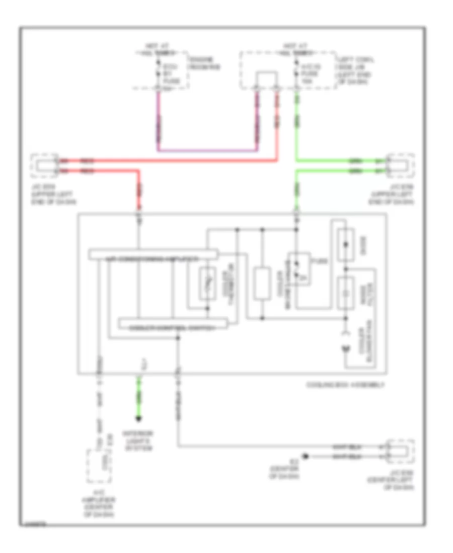 Cool Box Wiring Diagram for Toyota Land Cruiser 2011
