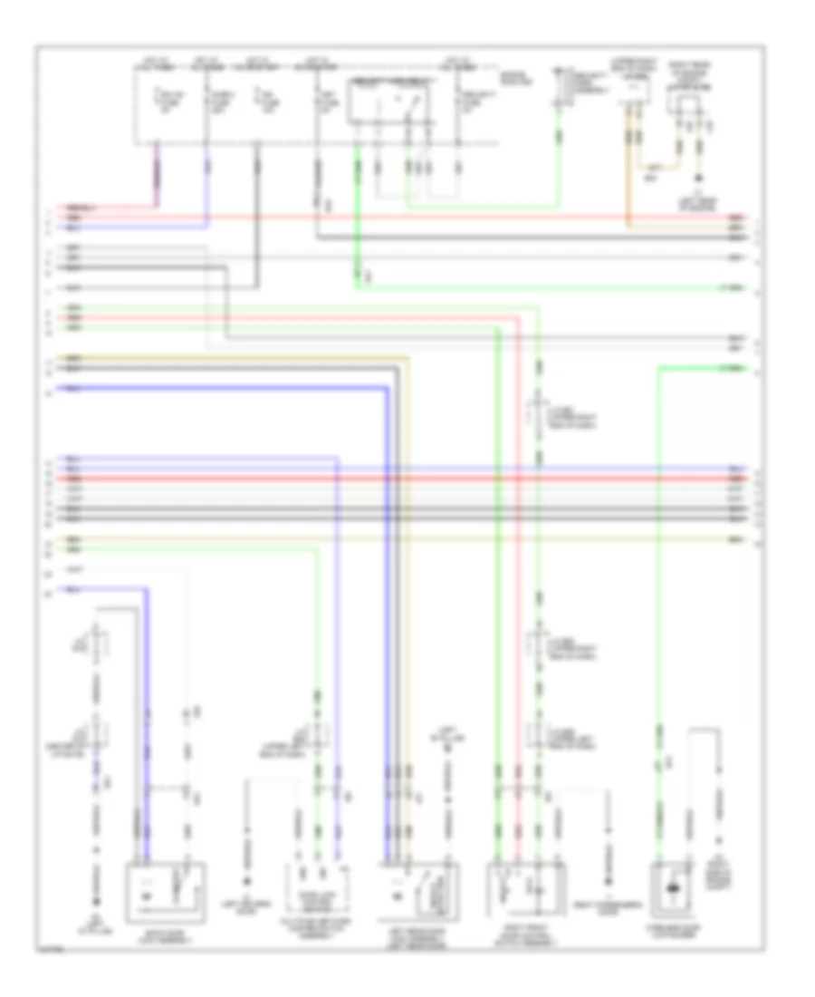Forced Entry Wiring Diagram (2 of 4) for Toyota Land Cruiser 2011