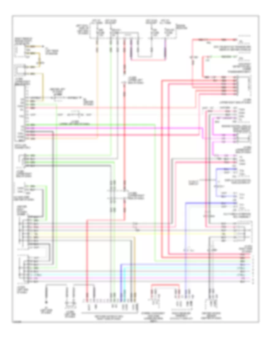 Computer Data Lines Wiring Diagram 1 of 2 for Toyota Land Cruiser 2011