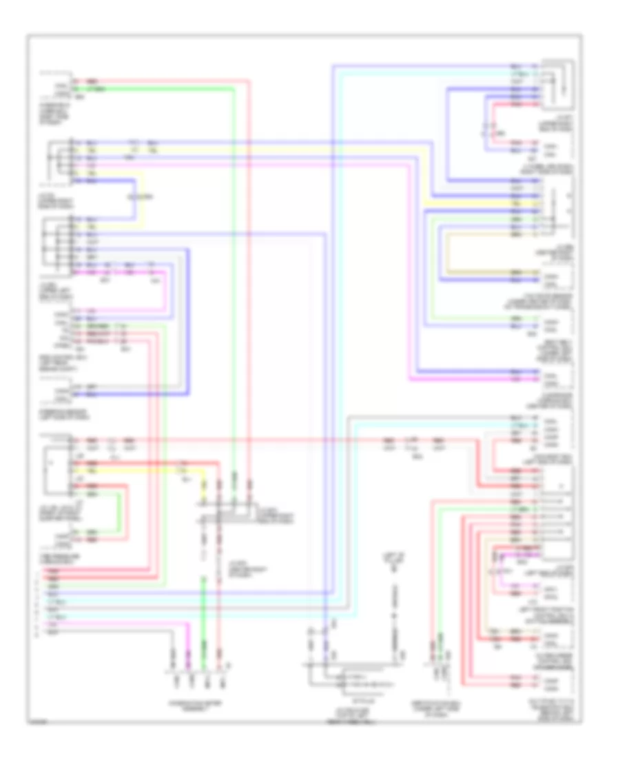 Computer Data Lines Wiring Diagram 2 of 2 for Toyota Land Cruiser 2011
