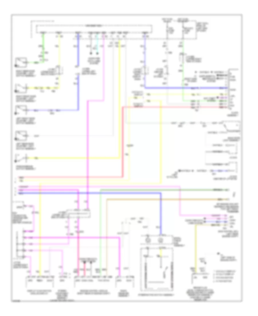 Instrument Cluster Wiring Diagram (2 of 2) for Toyota Land Cruiser 2011