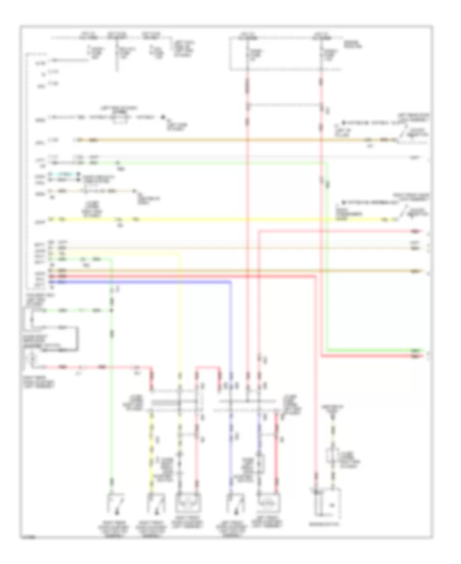 Courtesy Lamps Wiring Diagram 1 of 2 for Toyota Land Cruiser 2011