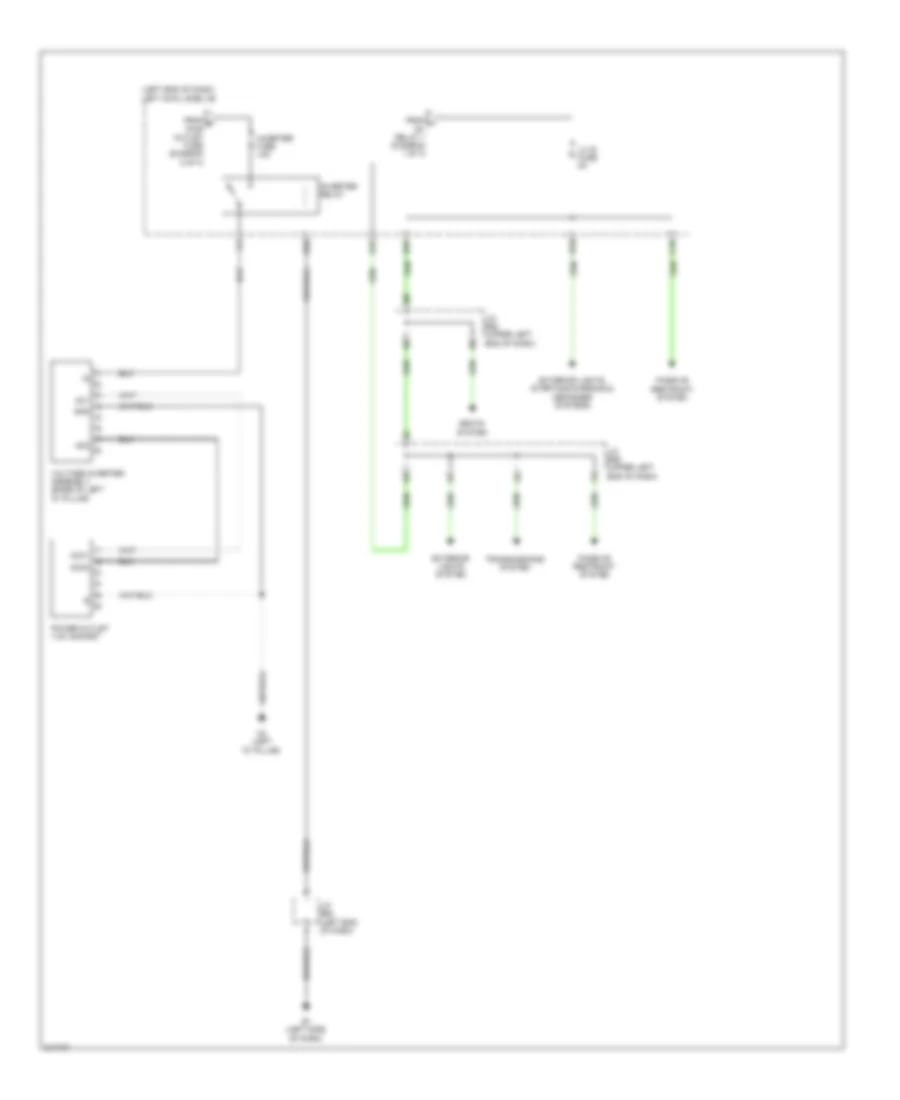 Power Distribution Wiring Diagram 3 of 3 for Toyota Land Cruiser 2011