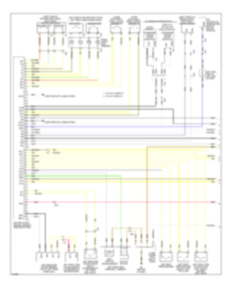 Supplemental Restraint Wiring Diagram (1 of 3) for Toyota Land Cruiser 2011