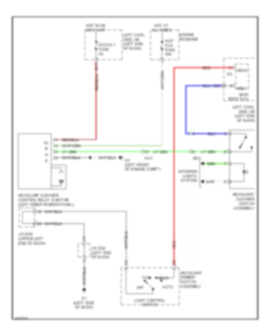 схема шайбы фары для Toyota Land Cruiser 2011