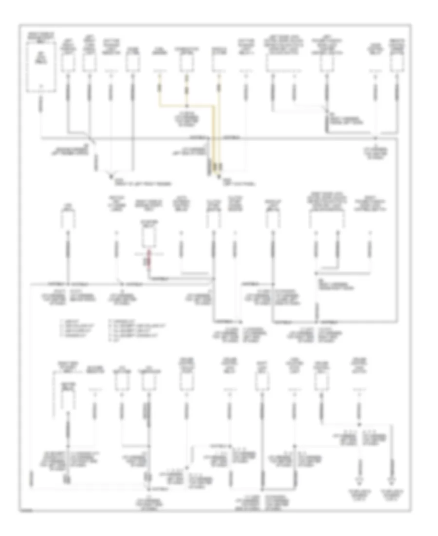 Ground Distribution Wiring Diagram 1 of 3 for Toyota Pickup DX 1995