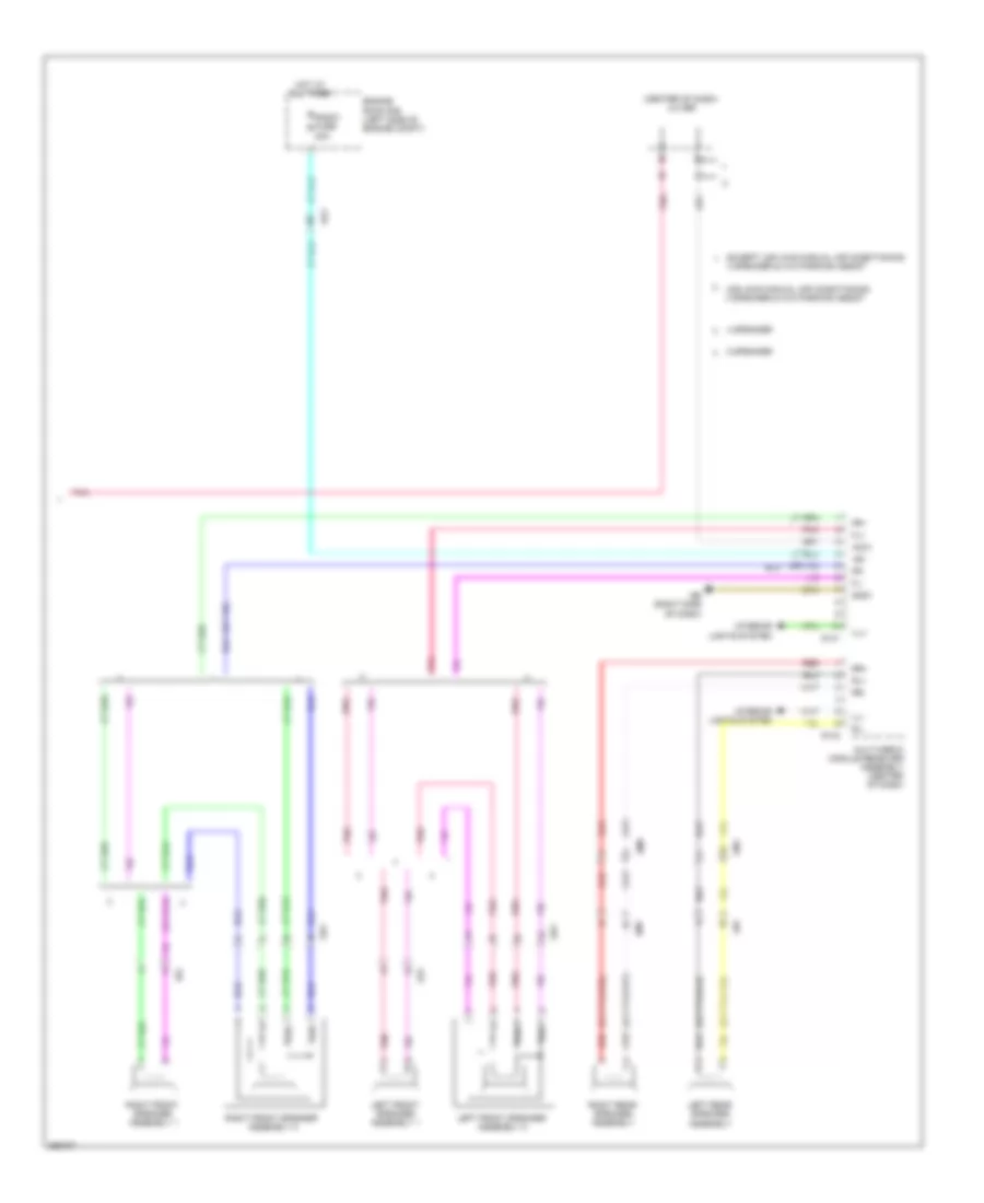 Radio Wiring Diagram Except EV with Built in Amplifier  Multi Media Module 4 of 4 for Toyota RAV4 LE 2013