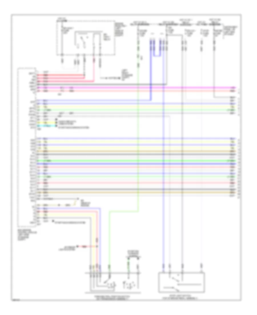 2.5L, AT Wiring Diagram (1 of 2) for Toyota RAV4 LE 2013