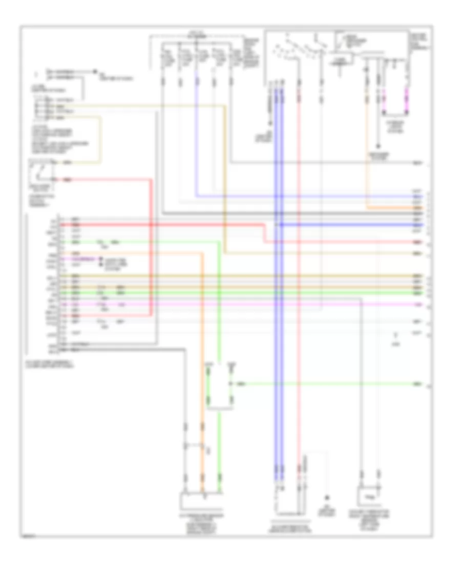 2.5L, Manual AC Wiring Diagram (1 of 4) for Toyota RAV4 LE 2013