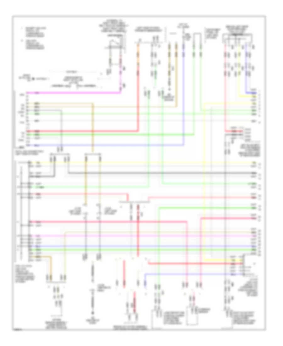 Computer Data Lines Wiring Diagram, Except EV (1 of 2) for Toyota RAV4 LE 2013