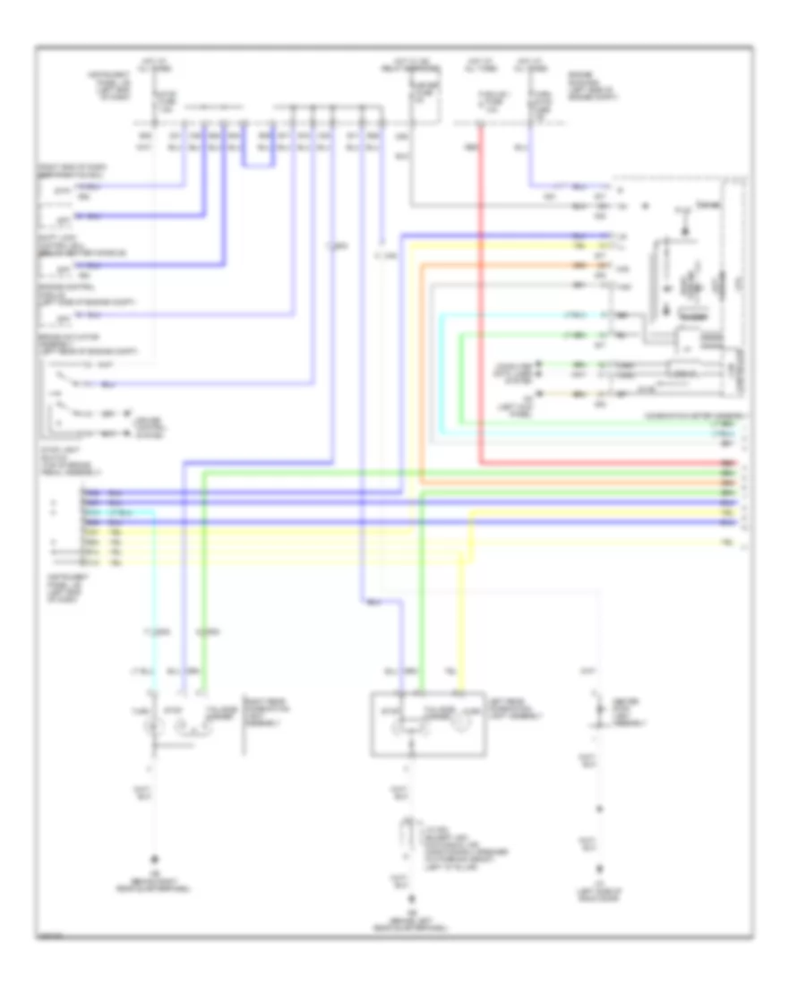 Exterior Lamps Wiring Diagram, Except EV (1 of 3) for Toyota RAV4 LE 2013