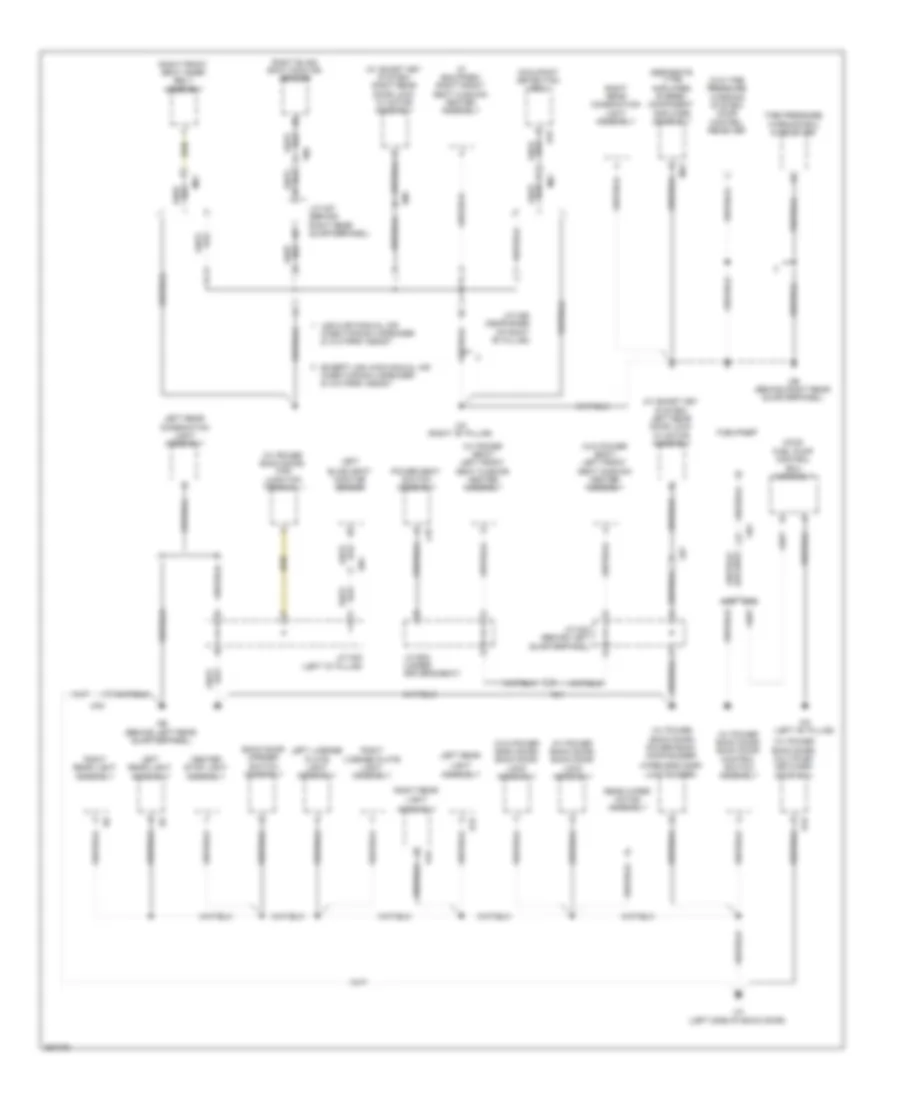 Ground Distribution Wiring Diagram Except EV 4 of 4 for Toyota RAV4 LE 2013
