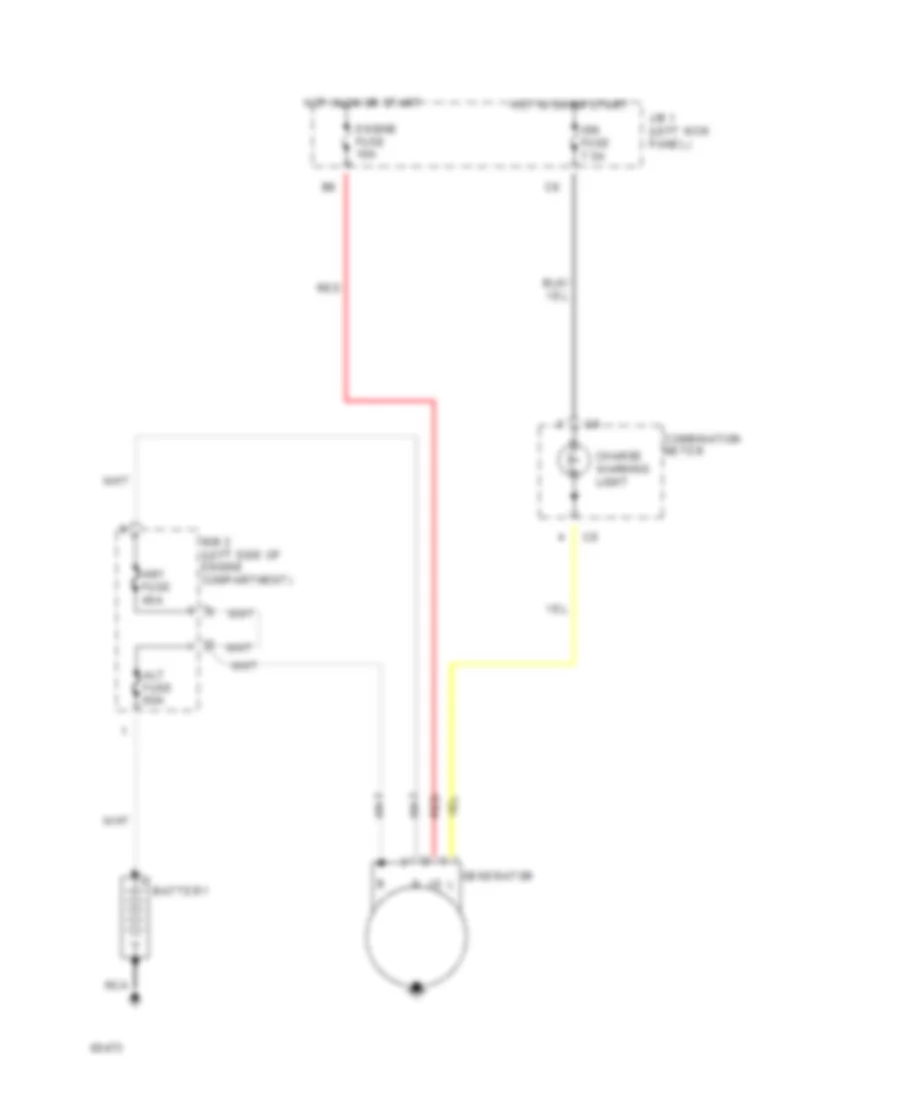 2 7L Charging Wiring Diagram for Toyota T100 1994
