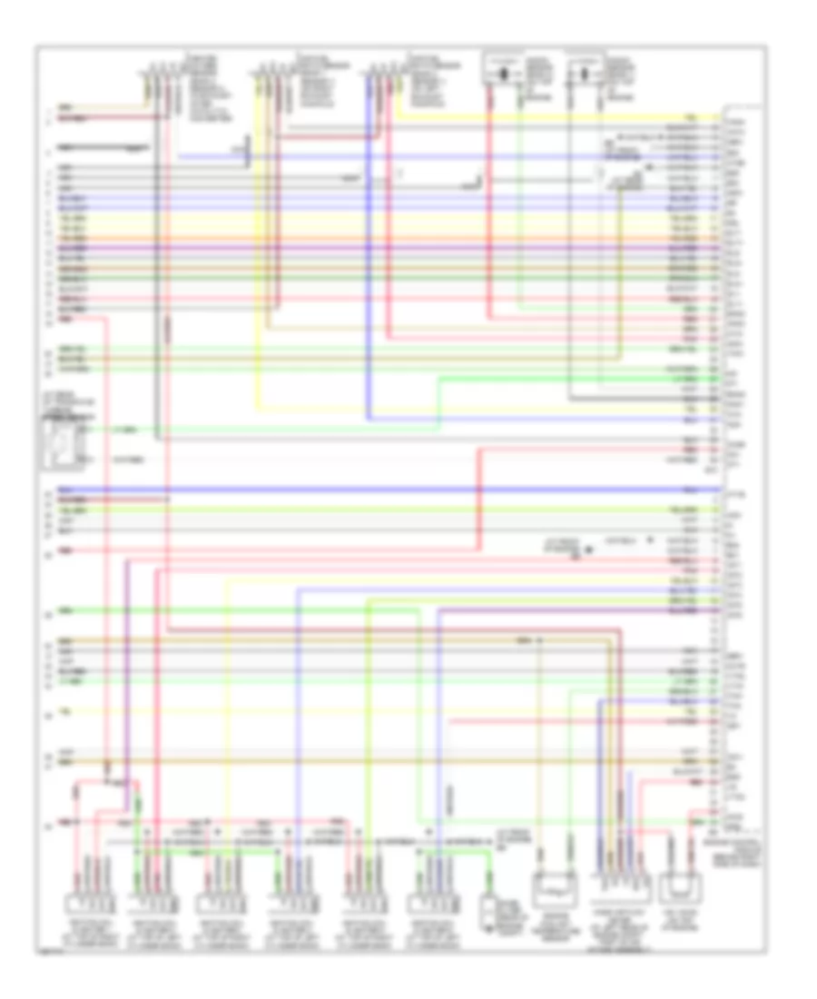 3.5L, Engine Performance Wiring Diagram (6 of 6) for Toyota Sienna LE 2009