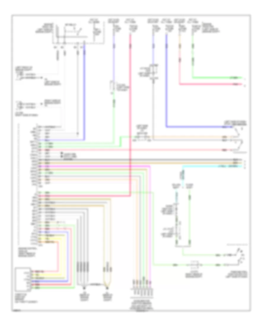 5 7L Cruise Control Wiring Diagram 1 of 2 for Toyota Tundra 2008