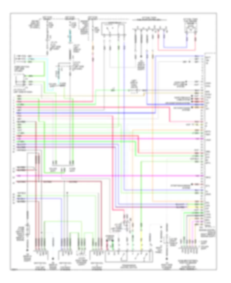 4.0L, Engine Performance Wiring Diagram (6 of 6) for Toyota Tundra 2008