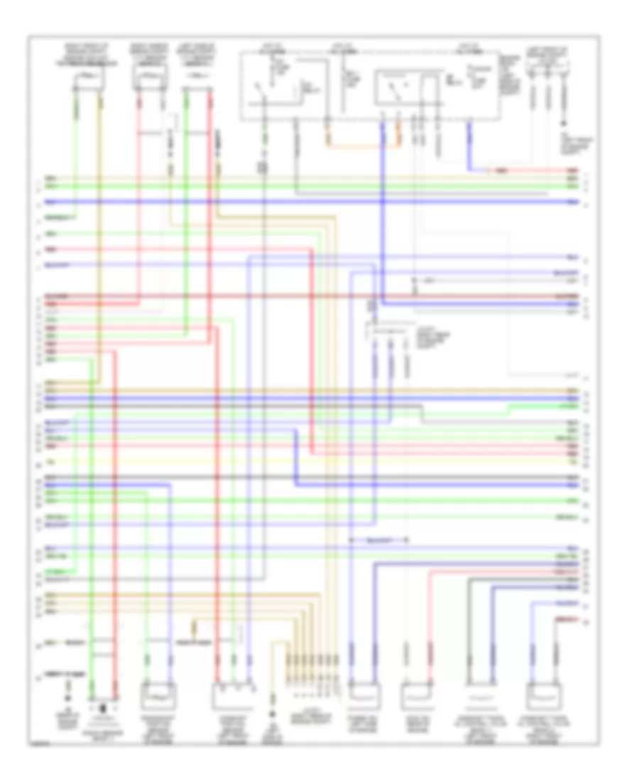 4.7L, Engine Performance Wiring Diagram (2 of 6) for Toyota Tundra 2008
