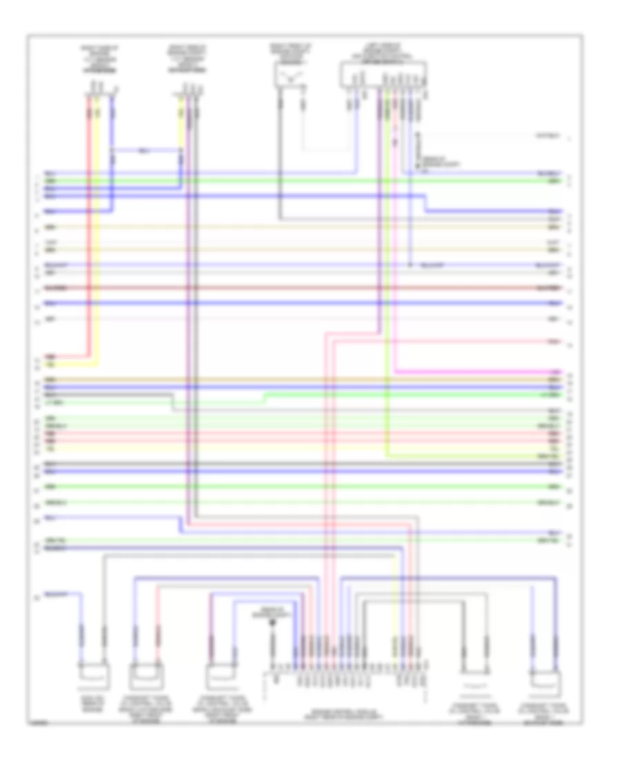 5.7L, Engine Performance Wiring Diagram (3 of 7) for Toyota Tundra 2008