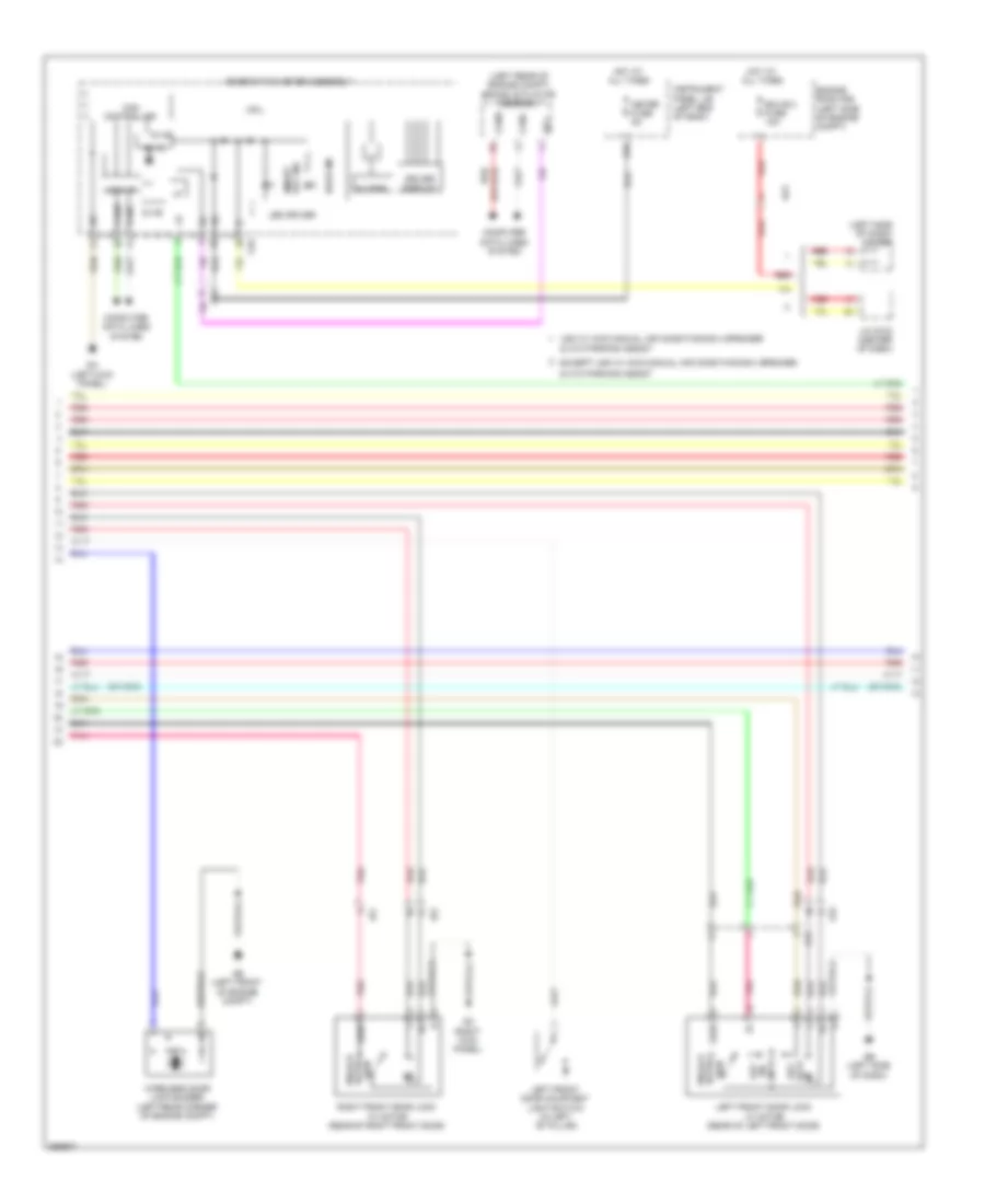 Forced Entry Wiring Diagram Except EV with Smart Key System 2 of 5 for Toyota RAV4 Limited 2013
