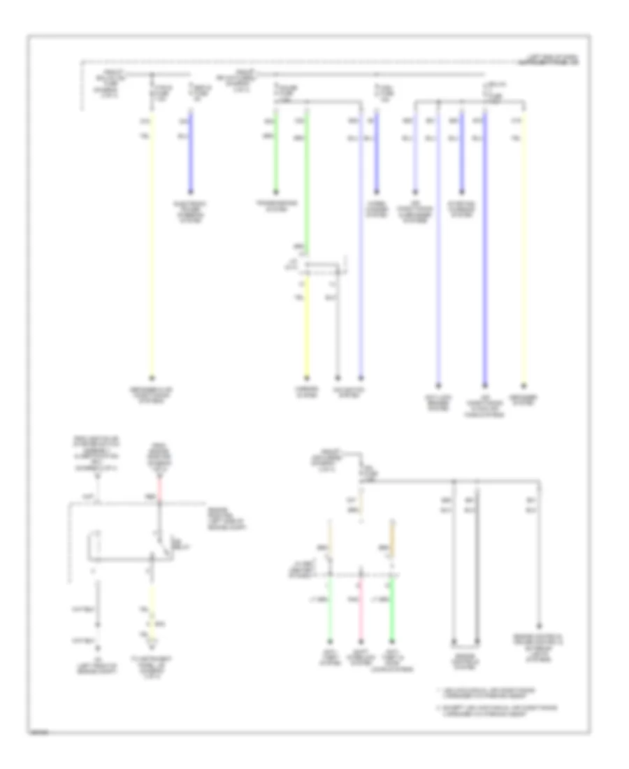 Power Distribution Wiring Diagram, Except EV (4 of 4) for Toyota RAV4 Limited 2013