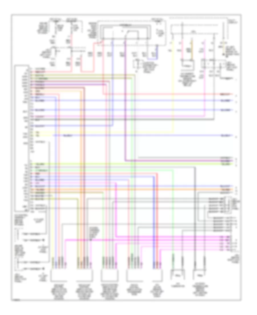 Automatic AC Wiring Diagram (1 of 2) for Toyota Avalon XLS 2003