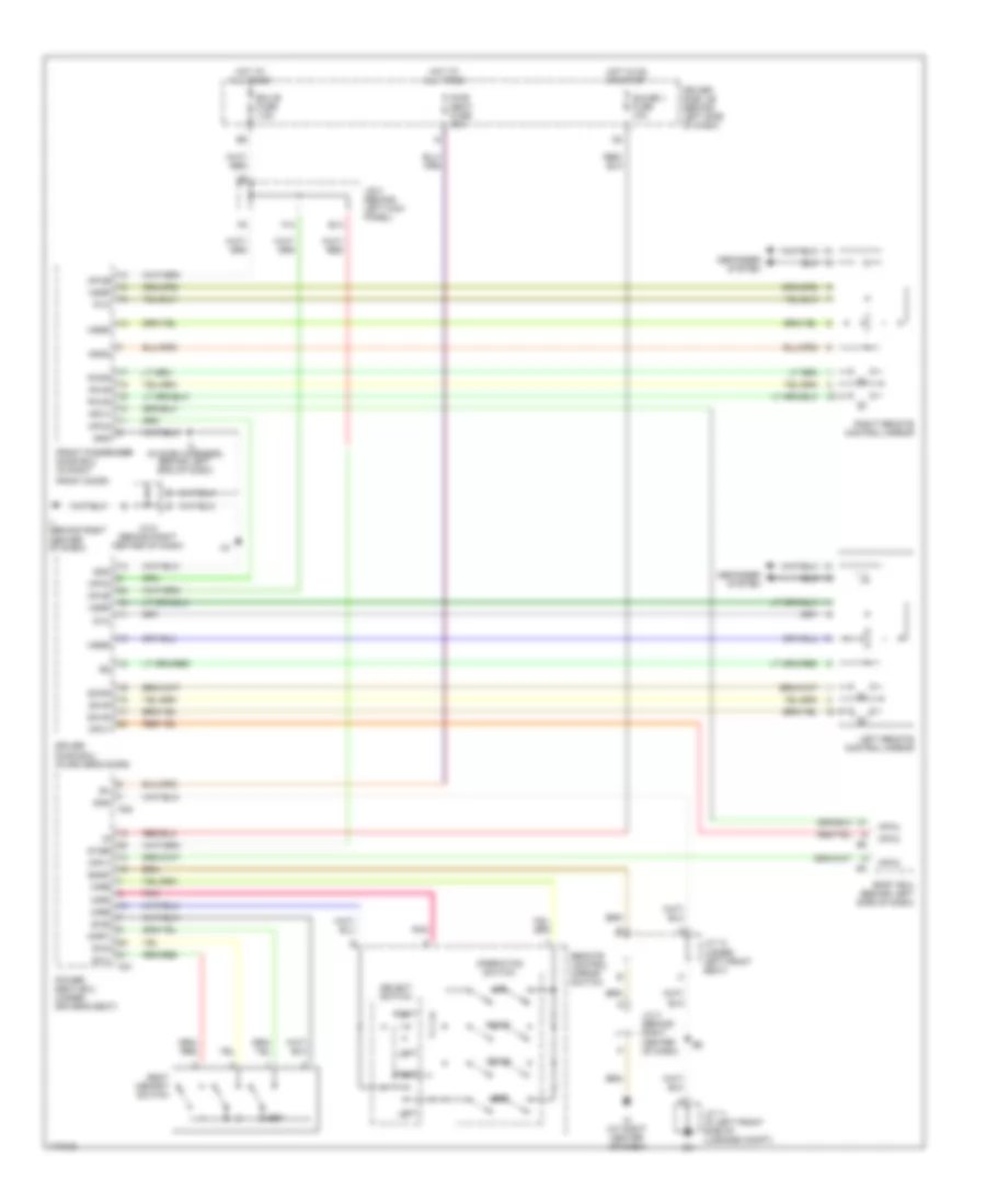 Memory Mirrors Wiring Diagram for Toyota Avalon XLS 2003