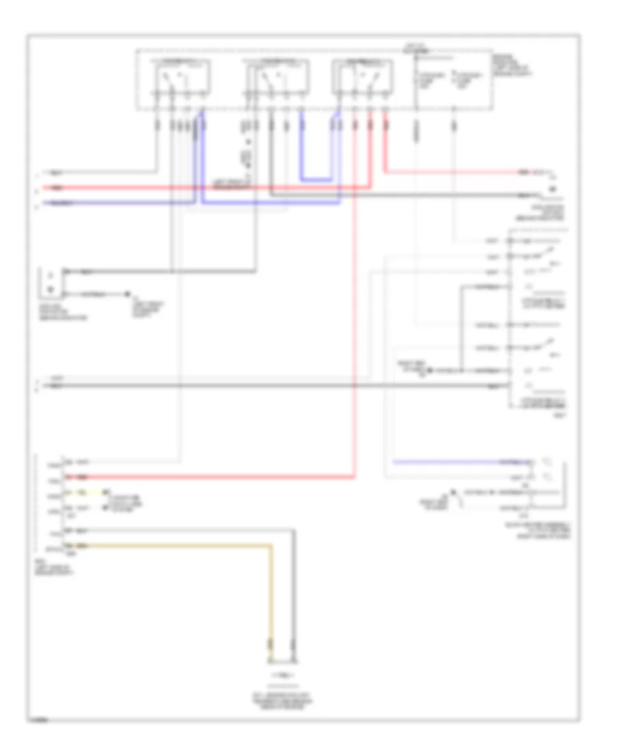 2.4L, Manual AC Wiring Diagram (2 of 2) for Toyota Matrix 2011