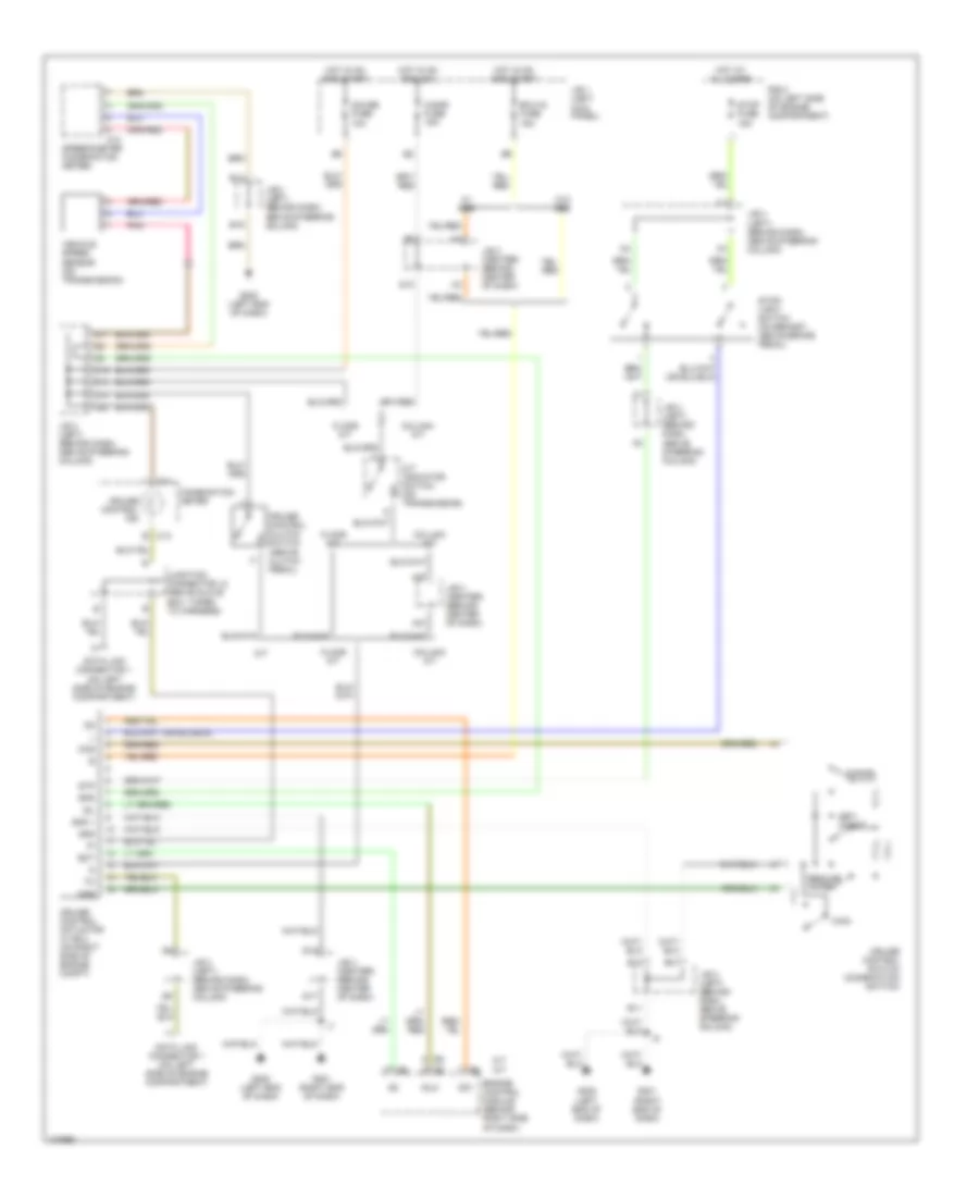 3.4L, Cruise Control Wiring Diagram for Toyota Tacoma 1998