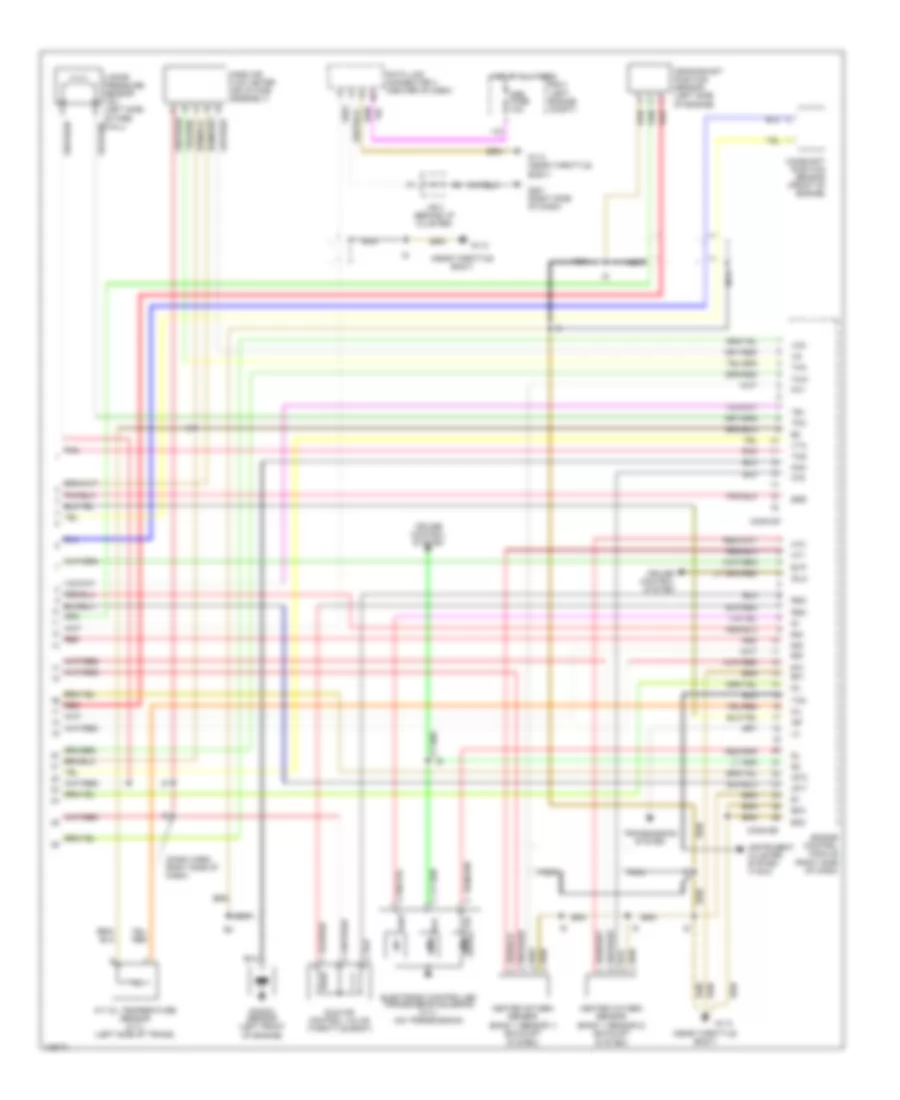 2.4L, Engine Performance Wiring Diagrams (3 of 3) for Toyota Tacoma 1998