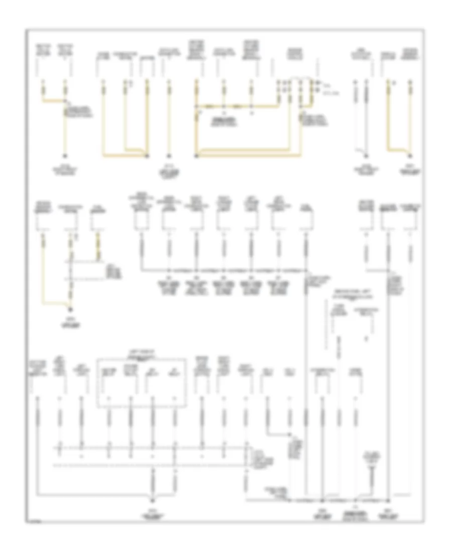 Ground Distribution Wiring Diagram 1 of 2 for Toyota Tacoma 1998