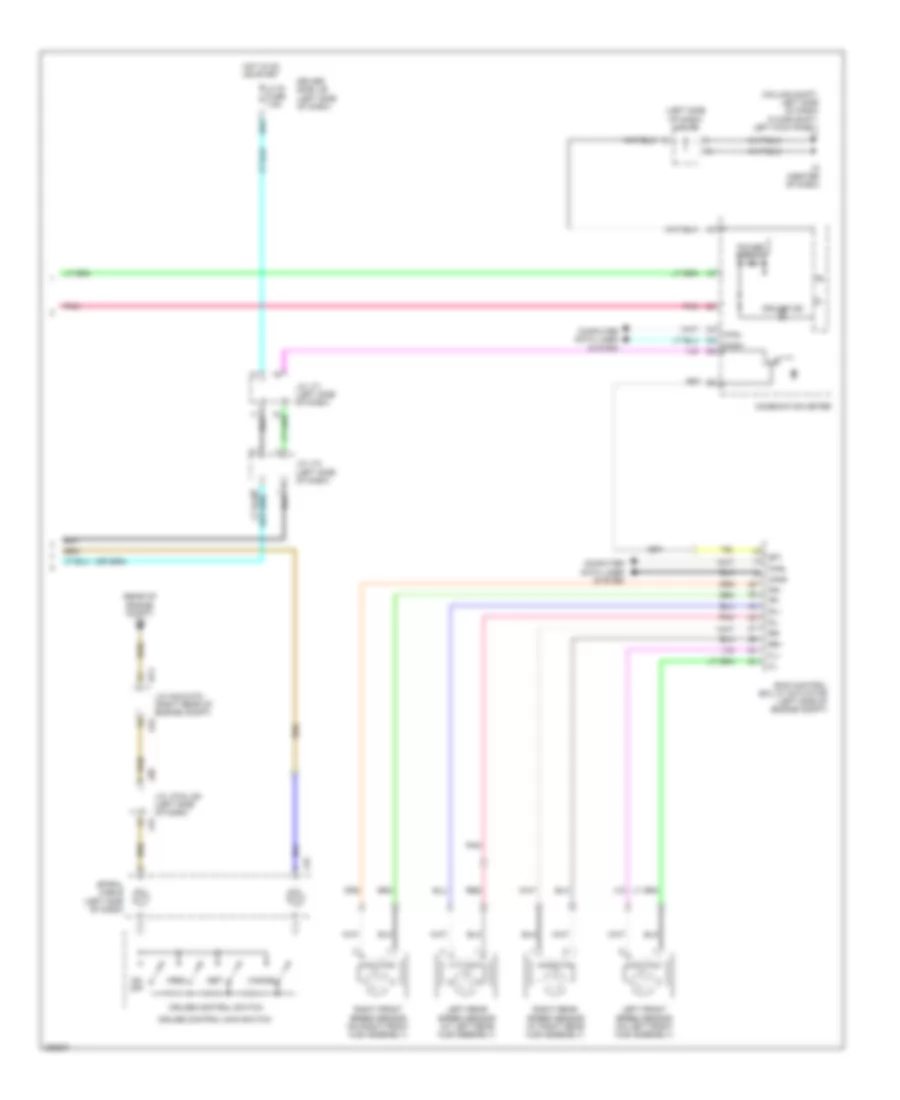 4.0L, Cruise Control Wiring Diagram (2 of 2) for Toyota Tundra Limited 2008