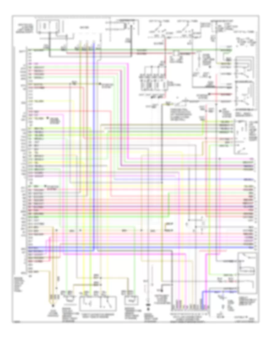 2 4L Engine Performance Wiring Diagrams A T with 4 Wheel Drive 1 of 2 for Toyota Pickup SR5 1995