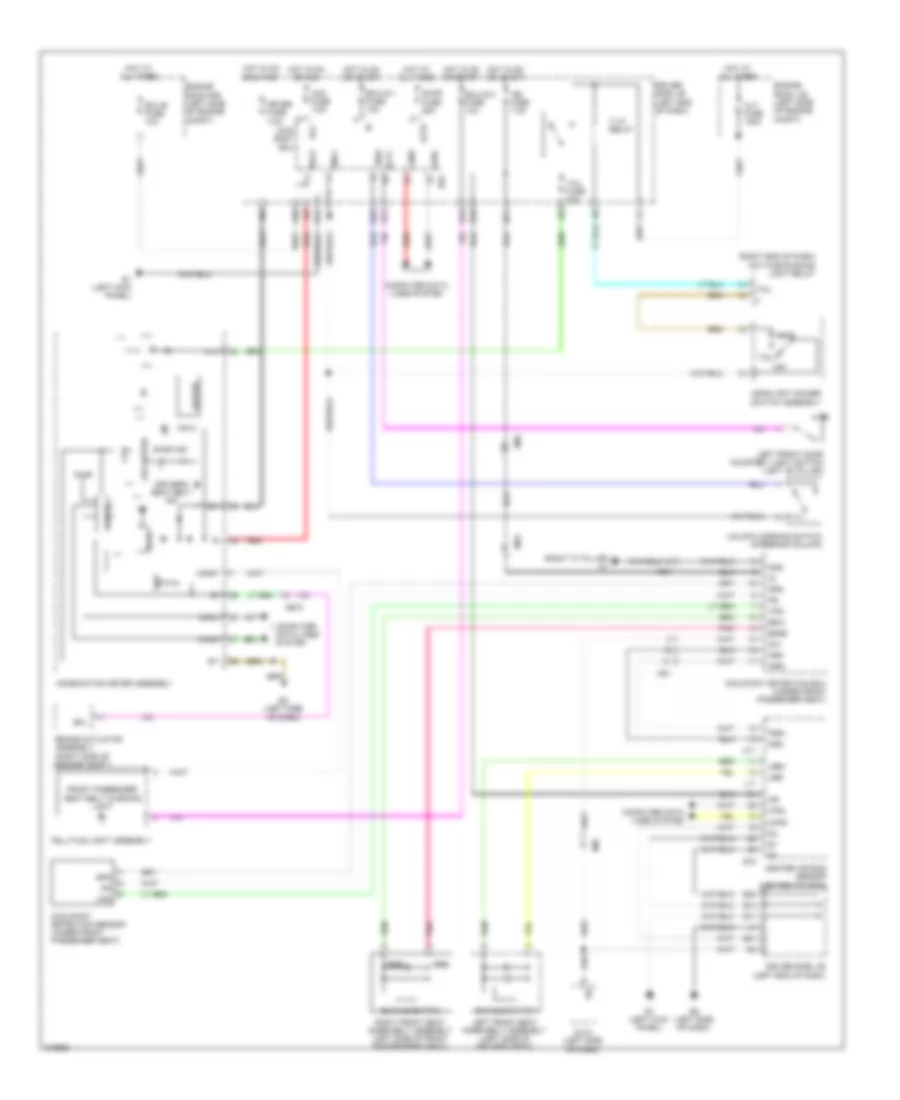 Chime Wiring Diagram for Toyota Matrix S 2011