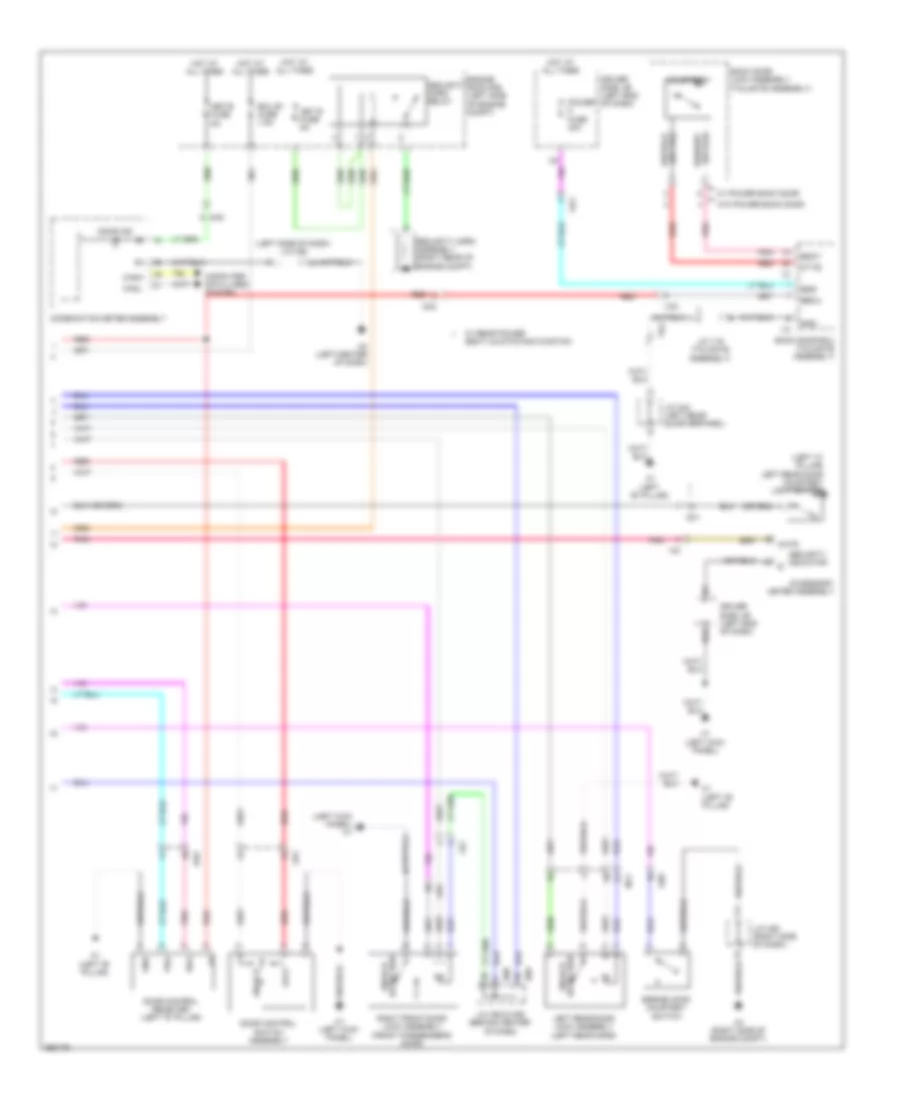 Forced Entry Wiring Diagram (2 of 2) for Toyota Sequoia Limited 2013